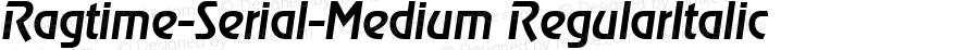Ragtime-Serial-Medium RegularItalic
