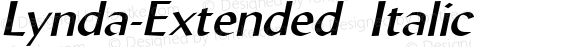 Lynda-Extended Italic 1.0/1995: 2.0/2001