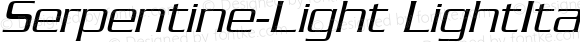 Serpentine-Light LightItalic