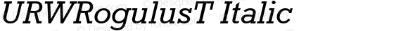 URWRogulusT Italic