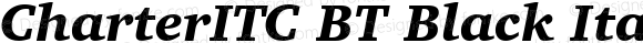 CharterITC BT Black Italic