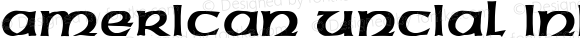 American Uncial Initials Bold Altsys Fontographer 3.5  11/25/92