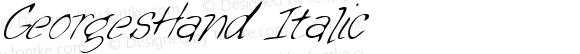 GeorgesHand Italic