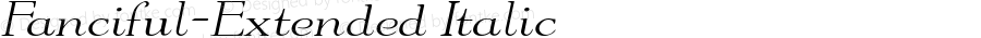 Fanciful-Extended Italic