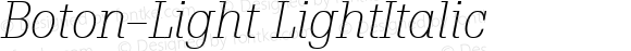 Boton-Light LightItalic