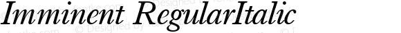 Imminent RegularItalic