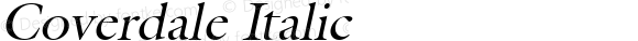 Coverdale  Italic