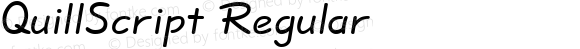 QuillScript Regular