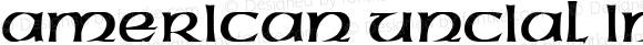 American Uncial Initials Regular Altsys Fontographer 3.5  11/25/92