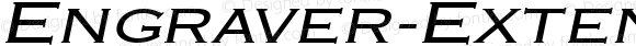 Engraver-Extended Italic