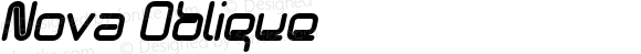 Nova Oblique Macromedia Fontographer 4.1.5 10/7/03