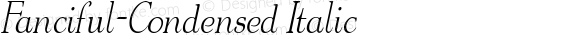 Fanciful-Condensed Italic