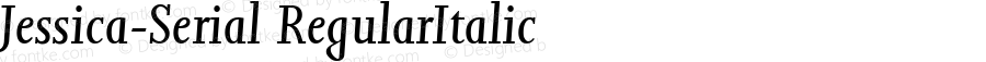 Jessica-Serial-RegularItalic