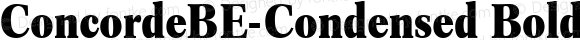 ConcordeBE-Condensed Bold