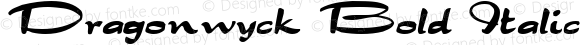 Dragonwyck Bold Italic