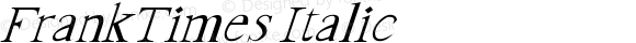 FrankTimes Italic