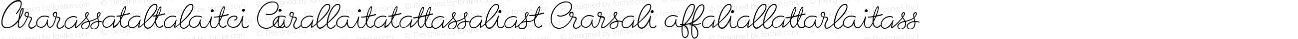 Birthday Ligatures One