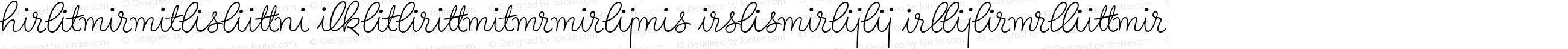 Birthday Ligatures Three