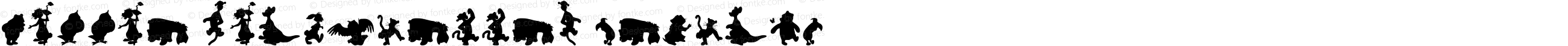 Winnie Silhouettes Regular