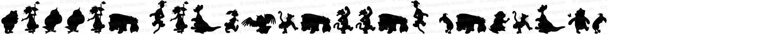 Winnie Silhouettes Regular