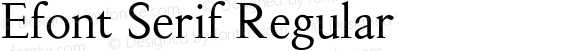 Efont Serif