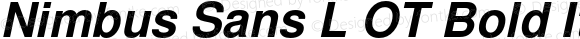 Nimbus Sans L OT Bold Italic
