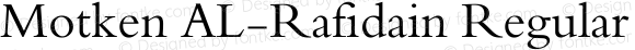 Motken AL-Rafidain Regular