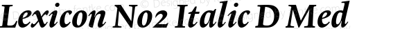 Lexicon No2 Italic D Med