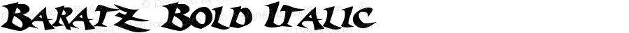 Baratz Bold Italic