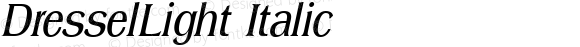 DresselLight Italic