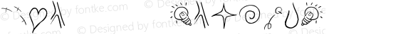 The 漫符 Regular Opentype