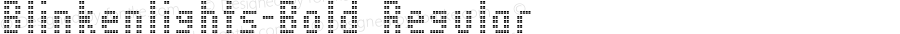Blinkenlights-Bold Regular Version 1.00; 2002; initial release