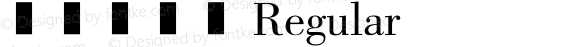 蒙文标题黑 Regular 1.00