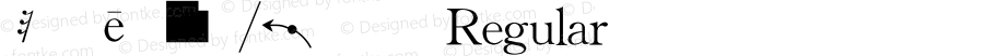 华光排版符号库１ Regular V4.0