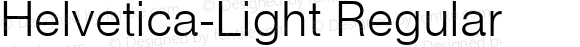 Helvetica Light