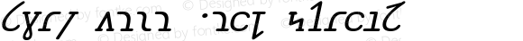 Shaw Mono Bold Italic