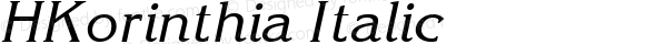 HKorinthia Italic