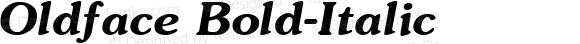 Oldface Bold-Italic