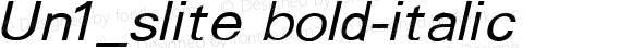 Un1_slitebold-italic