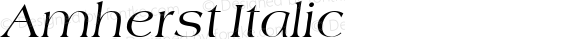 Amherst Italic