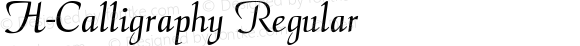 H-Calligraphy Regular