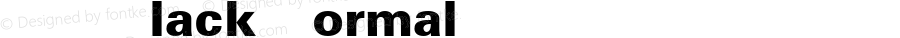 USABlack Normal 1.0 Wed Nov 18 14:08:18 1992