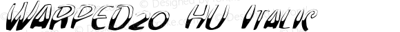 WARPED20 HU Italic