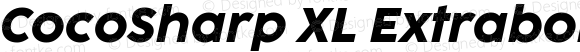 CocoSharp XL Extrabold Italic