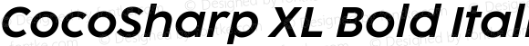 CocoSharp XL Bold Italic