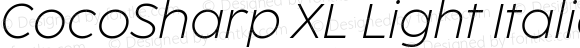 CocoSharp XL Light Italic