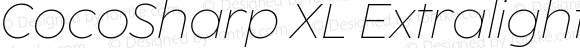 CocoSharp XL Extralight Italic