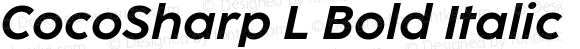 CocoSharp L Bold Italic