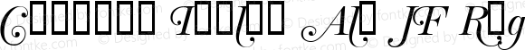 Cavetto Italic Alt JF Regular Macromedia Fontographer 4.1 2003-04-15