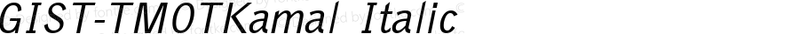 GIST-TMOTKamal Italic